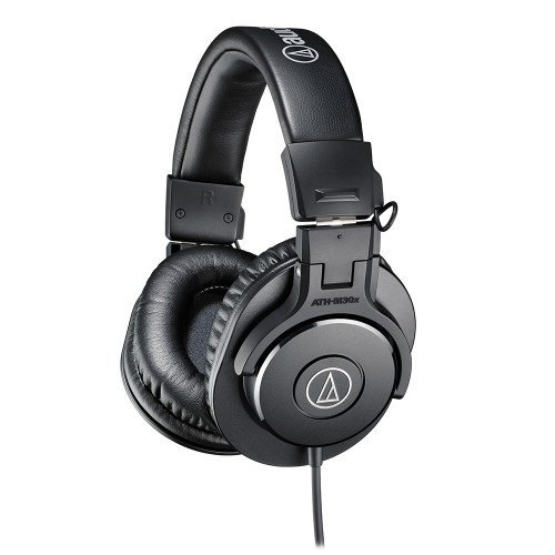 AUDIO TECHNICA ATH-M30X PROFESIONALIOS MONITORINĖS ON-EAR TIPO AUSINĖS DAŽNIŲ JUOSTA 15 - 22,000 HZ, JAUTRUMAS 96 DB, VARŽA 47 OMAI 