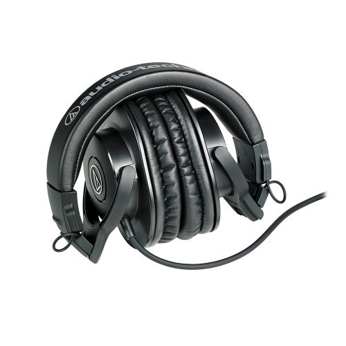AUDIO TECHNICA ATH-M30X PROFESIONALIOS MONITORINĖS ON-EAR TIPO AUSINĖS DAŽNIŲ JUOSTA 15 - 22,000 HZ, JAUTRUMAS 96 DB, VARŽA 47 OMAI 