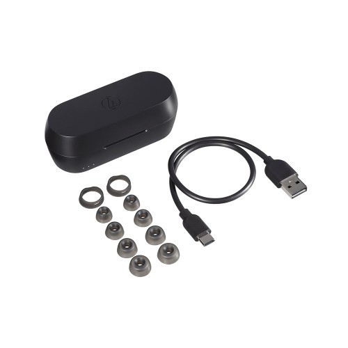 AUDIO-TECHNICA ATH-CKS5TW BELAIDĖS IN-EAR TIPO AUSINĖS IKI 45 VAL. GROJIMO LAIKAS - 2 VAL. KROVIMOSI LAIKAS, JAUTRUMAS 110 DB/MW 
