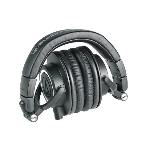 AUDIO TECHNICA ATH-M50X PROFESIONALIOS MONITORINĖS ON-EAR TIPO LAIDINĖS AUSINĖS DAŽNIŲ JUOSTA: 15 - 28,000 HZ, JAUTRUMAS 99 DB. VARŽA 38 OMAI 