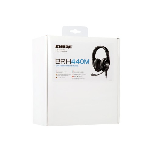 SHURE BRH440M MIKROFONAS SU AUSINĖMIS DAŽNIŲ JUOSTA: 50 HZ- 15,000 HZ HZ, JAUTRUMAS: 101 DB, VARŽA: 150 