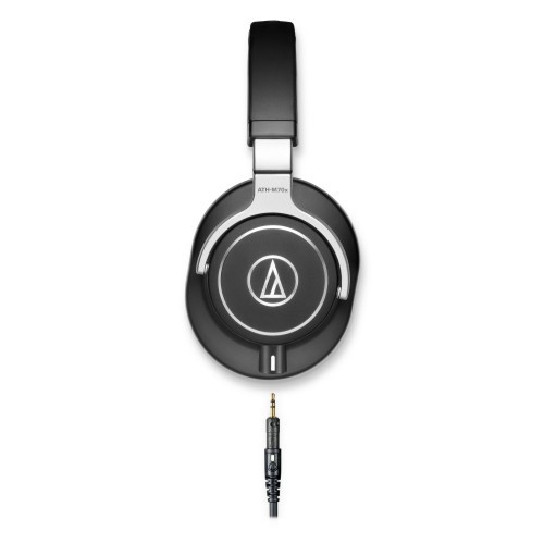 AUDIO-TECHNICA ATH-M70X PROFESIONALIOS MONITORINĖS ON-EAR AUSINĖS DAŽNIŲ JUOSTA 5 - 40,000 HZ, DRAIVERIO DIAMETRAS 	45 MM,  JAUTRUMAS 97 DB 