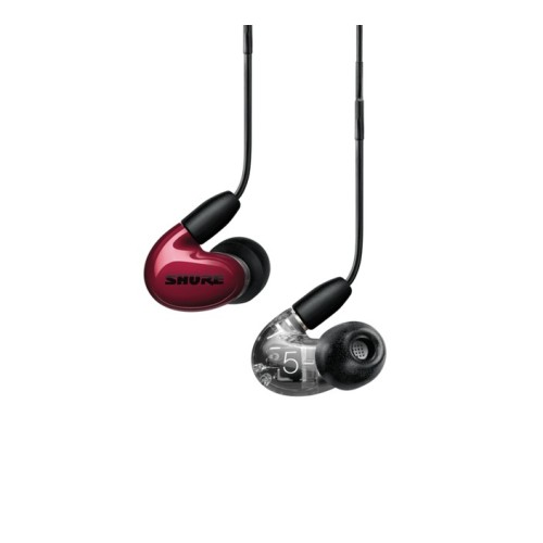 SHURE AONIC 5 IN-EAR TIPO AUSINĖS SU IŠORINIŲ GARSŲ SLOPINIMO FUNKCIJA DAŽNIŲ JUOSTA: 18 - 19,000 HZ, JAUTRUMAS: 119 DB, VARŽA: 36 OMAI 