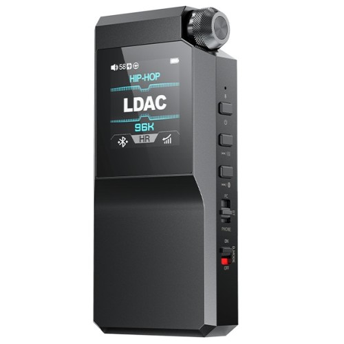 FIIO BTR17 BLUETOOTH ADAPTERIS BLUETOOTH VERSIJA: 5.4, DAC: 2 X ES9069Q, LDAC, APTX LOSSLESS, AND APTX ADAPTIVE 