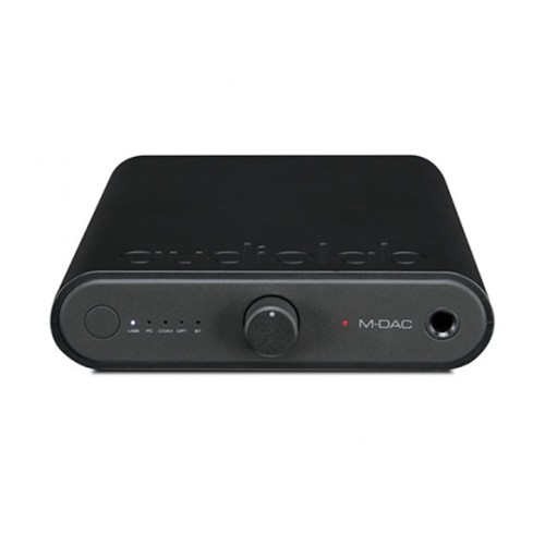 AUDIOLAB M-DAC MINI NEŠIOJAMAS AUSINIŲ STIPRINTUVAS - USB D/A KEITIKLIS VEIKIMO LAIKAS 7 VAL  DAŽNIŲ JUOSTA 20HZ - 20KHZ (± 0.2DB) SKAITMENINIAI ĮĖJIMAI COAXIAL, OPTICAL, USB MICRO-B FOR PC/ANDROID,  USB-A FOR IOS, BLUETOOTH 