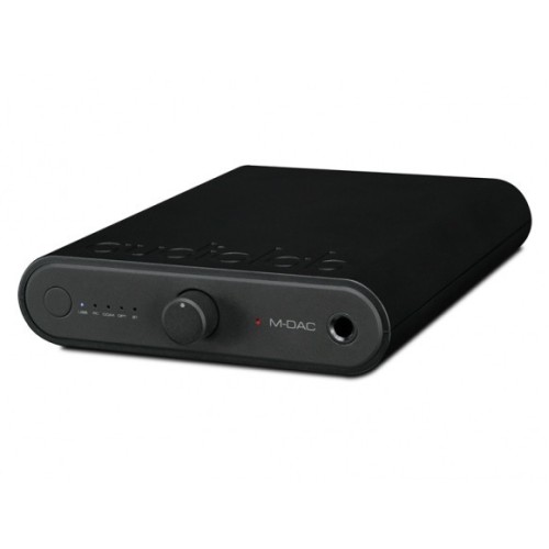 AUDIOLAB M-DAC MINI NEŠIOJAMAS AUSINIŲ STIPRINTUVAS - USB D/A KEITIKLIS VEIKIMO LAIKAS 7 VAL  DAŽNIŲ JUOSTA 20HZ - 20KHZ (± 0.2DB) SKAITMENINIAI ĮĖJIMAI COAXIAL, OPTICAL, USB MICRO-B FOR PC/ANDROID,  USB-A FOR IOS, BLUETOOTH 