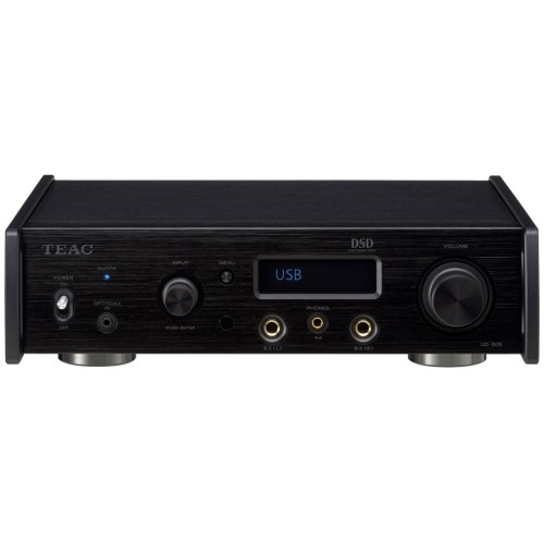 ​TEAC UD-505-X - AUKŠTOS KLASĖS USB DAC, AUSINIŲ STIPRINTUVAS IR PRIEŠSTIPRINTUVAS,  PALAIKOMI FORMATAI:  PCM IKI 768 KHZ / 32 BITŲ, DSD IKI 22,5 MHZ (DSD512)​ 