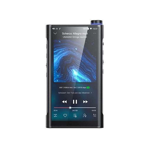FIIO M15S, MP3 GROTUVAS DAC: ES9038PRO, BLUETOOTH 5.0  SBC, AAC, APTX, APTX HD, LDAC, VIDINĖ ATMINTIS: 64GB 