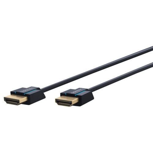 CLICKTRONIC ULTRA-SLIM HIGH SPEED HDMI™, (1.5 M.) SIGNALINIS HDMI KABELIS SU ETHERNET PALAIKYMU 