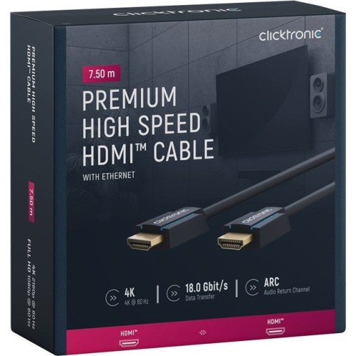 GOOBAY HIGH SPEED HDMI™, (7.5 M.) HDMI KABELIS 