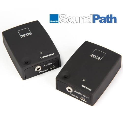 SVS SOUNDPATH, BELAIDIS AUDIO ADAPTERIS DAŽNIŲ JUOSTA: 6 HZ TO 22,000 HZ +/-1, VEIKIMO ATSTUMAS: 18 M. VEIKIMO DAŽNIS 2.4 GHZ 