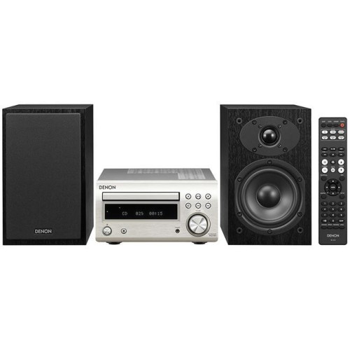 DENON D-M41 DAB+ MIKRO SISTEMA HI-FI STEREO CD IMTUVAS BLUETOOTH USB IR DAB+ SU 2.0 GARSO KOLONĖLIŲ KOMPLEKTU 