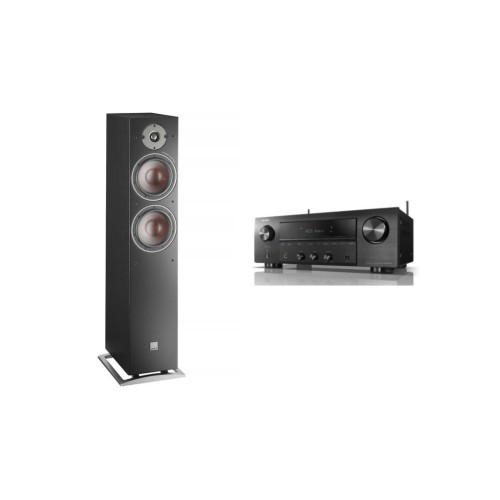 KOMPLEKTAS DALI OBERON 7 GRINDINĖ GARSO KOLONĖLĖ + DENON DRA-900H TINKLINIS STEREO STIPRINTUVAS 