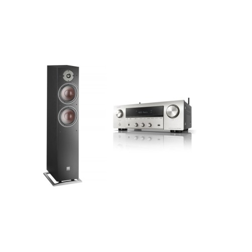 KOMPLEKTAS DALI OBERON 7 GRINDINĖ GARSO KOLONĖLĖ + DENON DRA-900H TINKLINIS STEREO STIPRINTUVAS 