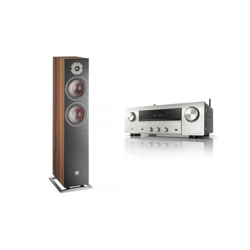 KOMPLEKTAS DALI OBERON 7 GRINDINĖ GARSO KOLONĖLĖ + DENON DRA-900H TINKLINIS STEREO STIPRINTUVAS 
