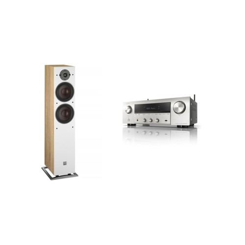 KOMPLEKTAS DALI OBERON 7 GRINDINĖ GARSO KOLONĖLĖ + DENON DRA-900H TINKLINIS STEREO STIPRINTUVAS 