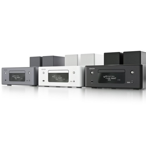 DENON CEOL N10 TINKLINĖ CD MUZIKINĖ SISTEMA CD GROTUVAS (WMA AR MP3), AM/FM TUNERIS IR USB JUNGTIS BLUETOOTH, WI-FI, AIRPLAY 2, IR HEOS 
