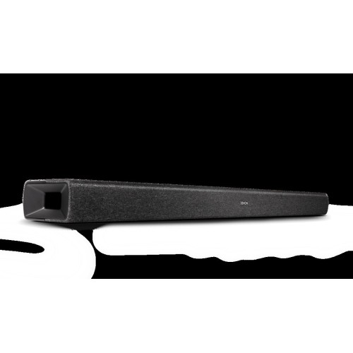 DENON DHT-S217 –  KOMPAKTIŠKAS 2.1 KANALO GARSO JUOSTOS ĮRENGINYS SU INTEGRUOTAIS ŽEMADAŽNIAIS GARSIAKALBIAIS IR DOLBY ATMOS PALAIKYMU. GALIA: 120 W MAKSIMALI IŠĖJIMO GALIA. 