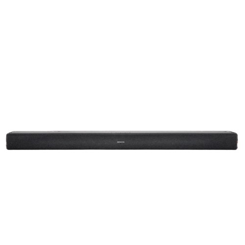 DENON DHT-S218 –  KOMPAKTIŠKAS 2.1 KANALO GARSO JUOSTOS ĮRENGINYS SU INTEGRUOTAIS ŽEMADAŽNIAIS GARSIAKALBIAIS IR DOLBY ATMOS PALAIKYMU. GALIA: 120 W MAKSIMALI IŠĖJIMO GALIA. 