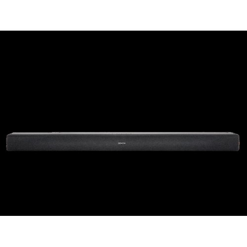DENON DHT-S218 –  KOMPAKTIŠKAS 2.1 KANALO GARSO JUOSTOS ĮRENGINYS SU INTEGRUOTAIS ŽEMADAŽNIAIS GARSIAKALBIAIS IR DOLBY ATMOS PALAIKYMU. GALIA: 120 W MAKSIMALI IŠĖJIMO GALIA. 