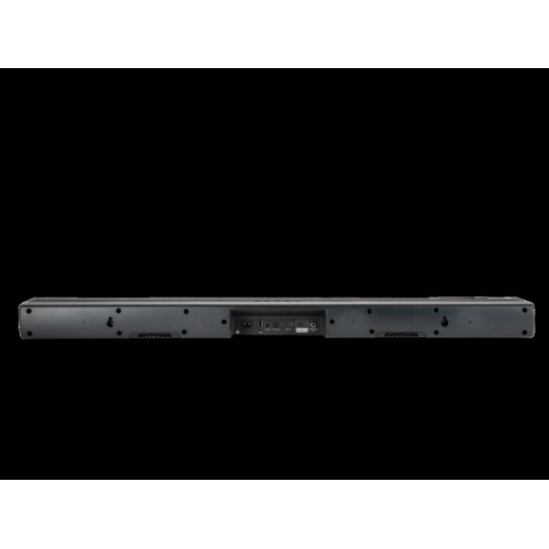 DENON DHT-S218 –  KOMPAKTIŠKAS 2.1 KANALO GARSO JUOSTOS ĮRENGINYS SU INTEGRUOTAIS ŽEMADAŽNIAIS GARSIAKALBIAIS IR DOLBY ATMOS PALAIKYMU. GALIA: 120 W MAKSIMALI IŠĖJIMO GALIA. 