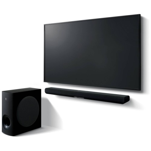 YAMAHA SR-B40A GARSO SISTEMA SU ŽEMŲ DAŽNIŲ GARSIAKALBIU, DOLBY AUDIO, BLUETOOTH, HDMI ARC, 3D ERDVINIS GARSAS 