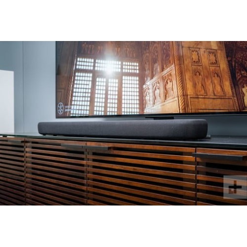 YAMAHA YAS-209 NAMŲ KINO SOUNDBAR'AS SU BEVIELĘ ŽEMŲ DAŽNIŲ KOLONĖLE 200+100W GALIA AMAZON ALEXA VALDYMAS BALSU, WI-FI, BLEUTOOTH RYŠIO STANDARTAI 