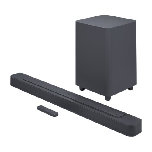 JBL BAR 500, 5.1 KANALO SOUNDBARO KOMPLEKTAS GALIA: 500W, DAŽNIŲ JUOSTA: 35HZ - 20KHZ (-6DB), HDMI EARC, 4K DOLBY VISION PASSTHOUGH  