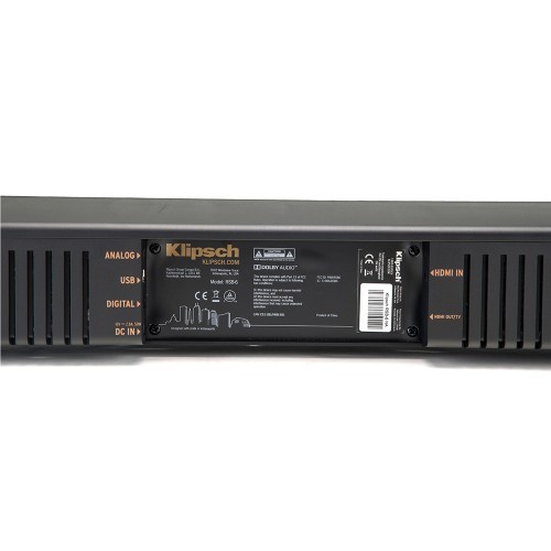 KLIPSCH REFERENCE RSB-6 SOUND BAR'O TV GARSO SISTEMA SU BEVIELIU ŽEMŲ DAŽNIŲ GARSIAKALBIU, NEMOKAMAS PRISTATYMAS