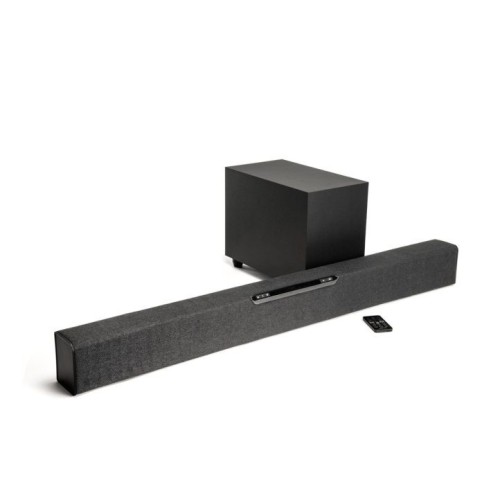 JAMO SB 40 SOUNDBARAS SU BELAIDE ŽEMŲ DAŽNIŲ KOLONĖLE DAŽNIŲ JUOSTA GALIA 60W PIKO METU 120W SUBWOOFERIO GALIA 24W 30HZ - 15KHZ +/- 3DB 