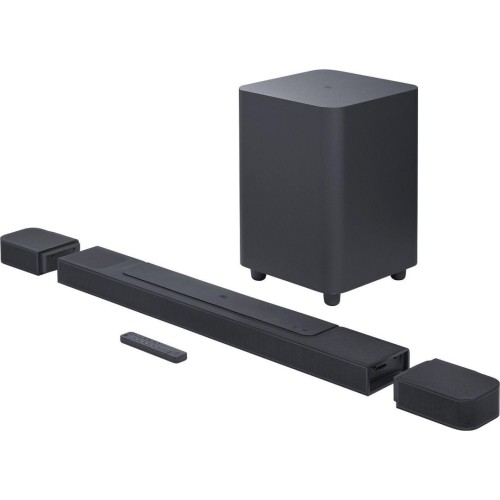 JBL BAR 1000, 7.1.4 KANALO SOUNDBARO KOMPLEKTAS GALIA: 880W, DAŽNIŲ JUOSTA: 33HZ - 20KHZ (-6DB), HDMI EARC, 4K DOLBY VISION PASSTHOUGH  