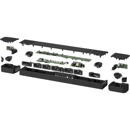 JBL BAR 1000, 7.1.4 KANALO SOUNDBARO KOMPLEKTAS GALIA: 880W, DAŽNIŲ JUOSTA: 33HZ - 20KHZ (-6DB), HDMI EARC, 4K DOLBY VISION PASSTHOUGH  