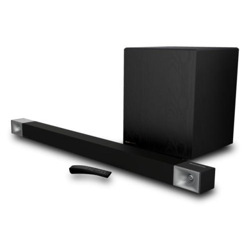 KLIPSCH CINEMA 800 DOLBY ATMOS SOUNDBARAS SU ŽEMŲ DAŽNIŲ GARSO KOLONĖLE GALIA: 800W, DAŽNIŲ JUOTA: 28-20KHZ, HDMI E-ARC, BLUETOOTH PALAIKYMAS 