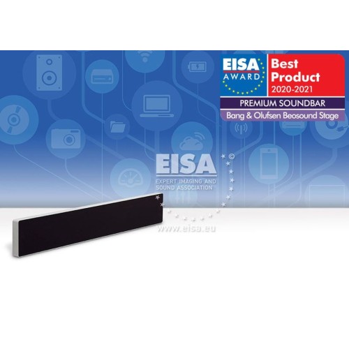 BANG & OLUFSEN BEOSOUND STAGE SILVER/BLACK SOUNDBARAS GALIA: 4 X 50 W. BLUETOOTH: 4.2 PALAIKYMAS, APPLE AIRPLAY 2 PALAIKYMAS  