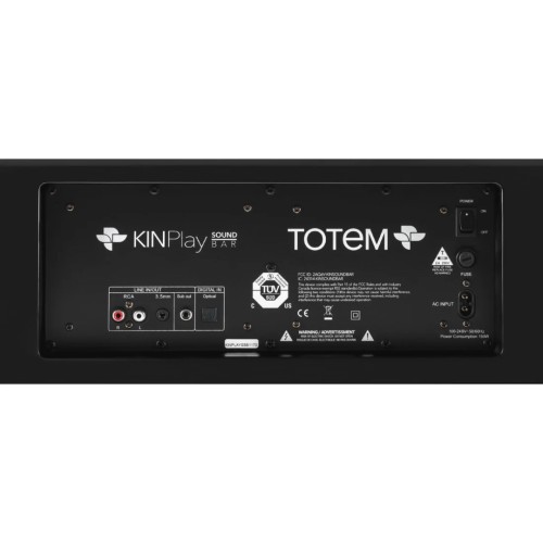 KIN BY TOTEM KIN PLAY SOUNDBAR II, ALL-IN-ONE SOUNDBARAS, DAŽNIŲ JUOSTA 60HZ - 22KHZ +- 3DB, GALIA: 150 W / RMS, HDMI ARC, BLUETOOTH 5.0 