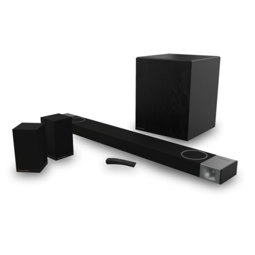 KLIPSCH CINEMA 1200 DOLBY ATMOS SOUNDBARAS SU ERDVINIO GARSO SISTEMA GALIA: 1200W, DAŽNIŲ JUOTA: 22-20KHZ, HDMI E-ARC, BLUETOOTH PALAIKYMAS 