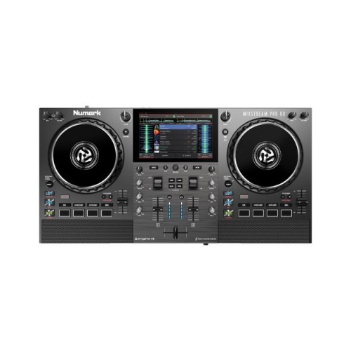 NUMARK MIXSTREAM PRO GO 2-IŲ KANALŲ VISKAS VIENAME DJ VALDIKLIS SU LIEČIAMU 7'' COLIŲ EKRANU 