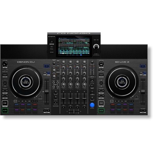 DENON DJ SC LIVE 4 + ALL-IN-ONE 4 - IŲ KANALŲ DJ VALDIKLIS SU 7