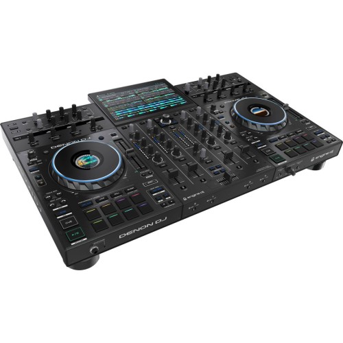 DENON DJ PRIME 4 + ALL-IN-ONE DJ VALDIKLIS SU 10.1