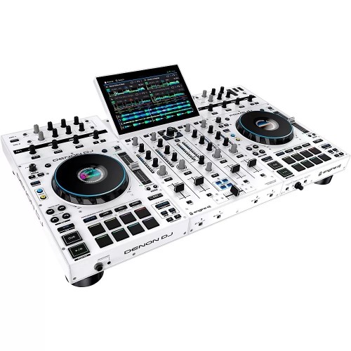 DENON DJ PRIME 4 + ALL-IN-ONE DJ VALDIKLIS SU 10.1