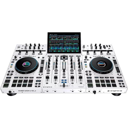 DENON DJ PRIME 4 + ALL-IN-ONE DJ VALDIKLIS SU 10.1