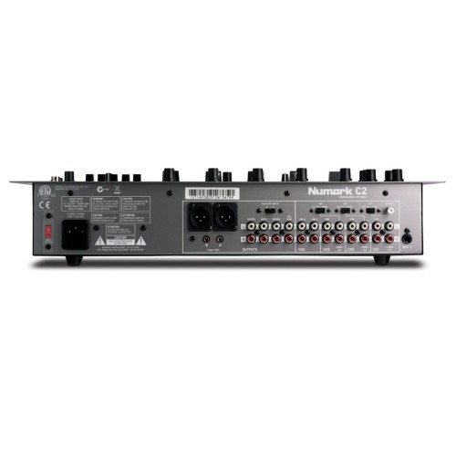 NUMARK C2 4-KANALŲ LENTYNINIS MIKŠERIS SU FIVE-BAND EQ  DAŽNIŲ JUOSTA 20 HZ- 22K HZ, STN DAŽNIS: 96 DB 