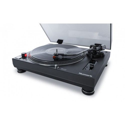 NUMARK TT250USB PROFESIONALUS DJ PATEFONAS SU DIRECT-DRIVE GALIMI GREIČIO PASIRINKIMAI 331/3 APS/MIN, 45 APS/MIN 