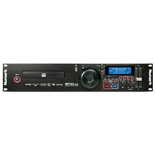 NUMARK MP103USB PROFESIONALUS USB IR MP3 CD GROTUVAS MAITINIMO ŠALTINIS 115V/230V ~60HZ/50HZ 20W 