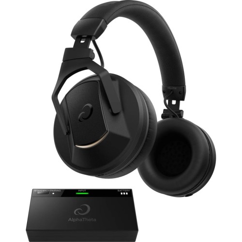ALPHATHETA HDJ-F10-TX – PROFESIONALIOS BELAIDĖS DJ AUSINĖS (OVER EAR TIPO) SU SIŲSTUVU. DAŽNIŲ DIAPAZONAS: 5 HZ – 30 KHZ. ĮKROVIMO LAIKAS: APIE 2,5 VAL. (AUSINĖS) / APIE 4 VAL. (SIŲSTUVAS) 