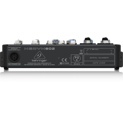 BEHRINGER XENYX-802 6 KANALŲ MIKŠERINIS PULTAS, NEMOKAMAS PRISTATYMAS