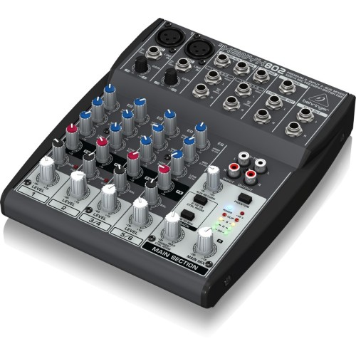 BEHRINGER XENYX-802 6 KANALŲ MIKŠERINIS PULTAS, NEMOKAMAS PRISTATYMAS