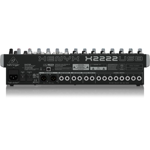 BEHRINGER X-2222USB XENYX 22 GARSO ĮĖJIMAI MIKŠERINIS PULTAS, NEMOKAMAS PRISTATYMAS