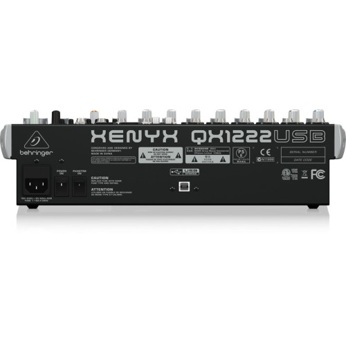 BEHRINGER QX-1222USB XENYX 16 KANALŲ MIKŠERINIS PULTAS, NEMOKAMAS PRISTATYMAS