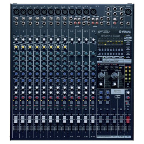 YAMAHA EMX-5016CF MIKŠERINIS PULTAS SU STIPRINTUVU, NEMOKAMAS PRISTATYMAS